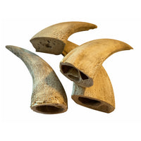 Water Buffalo Horn Core Dog Chews-2 Count-10 oz - Rozie's Pet Supply LLC