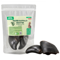 Water Buffalo Hooves Dog Chews-4 Count-10 oz - Rozie's Pet Supply LLC