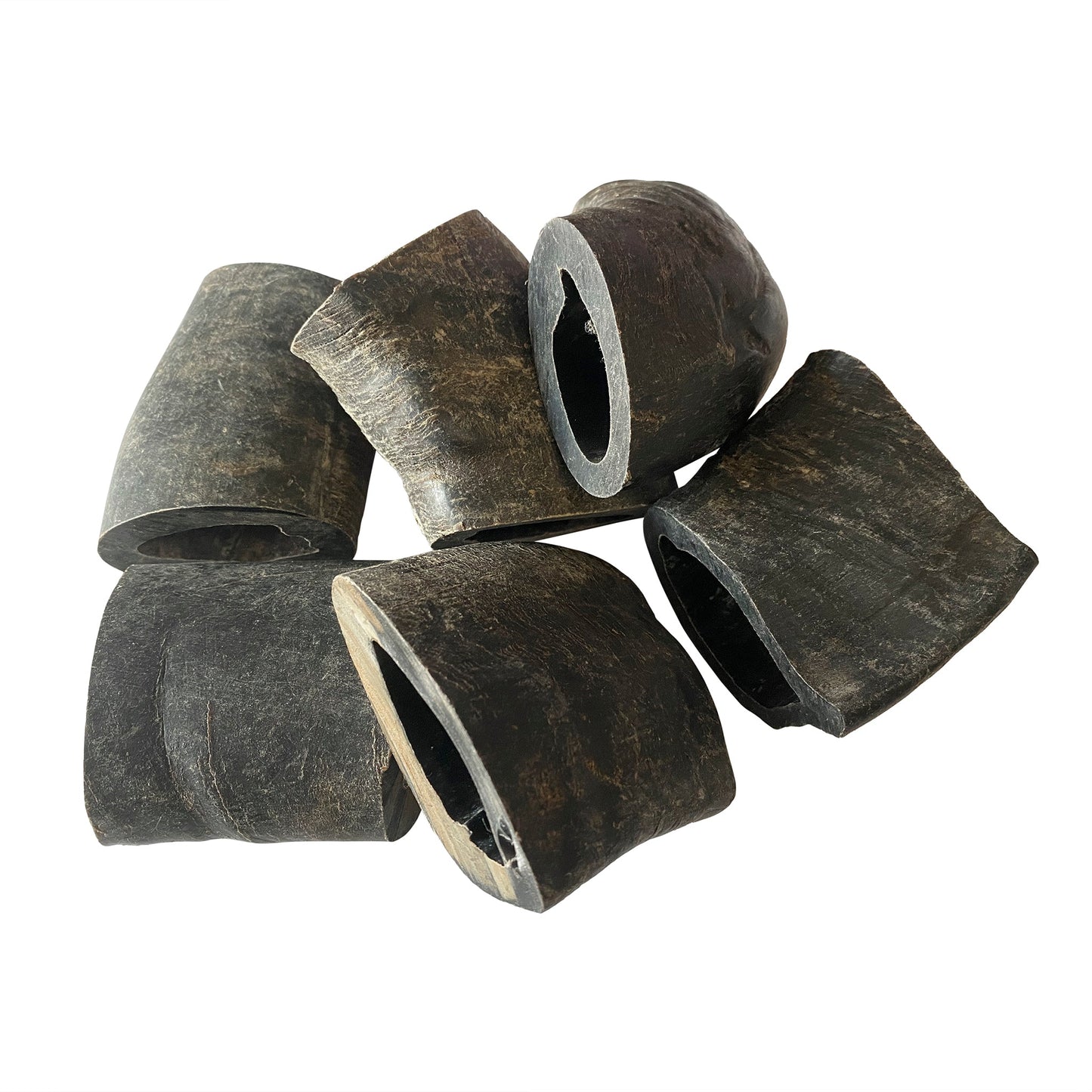 Water Buffalo Horn Section/Tuffie Dog Chews-4 Count-20 oz