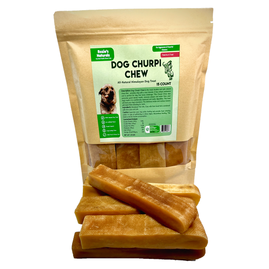 Yak Cheese Churpi Dog Chews-15 Count-2.5 Lbs