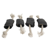 Water Buffalo Horn 14" Cotton Rope Tug Toy Dog Chews-2 Count-10 oz (WSP) - Rozie's Pet Supply LLC