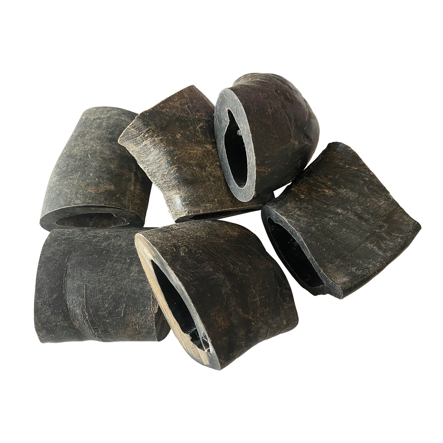 Water Buffalo Horn Section/Tuffie Dog Chews-2 Count-10 oz